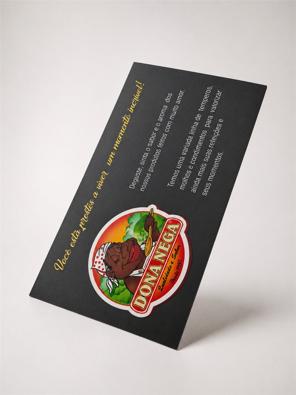 Cartão personalizado Kromos — Dona Nega