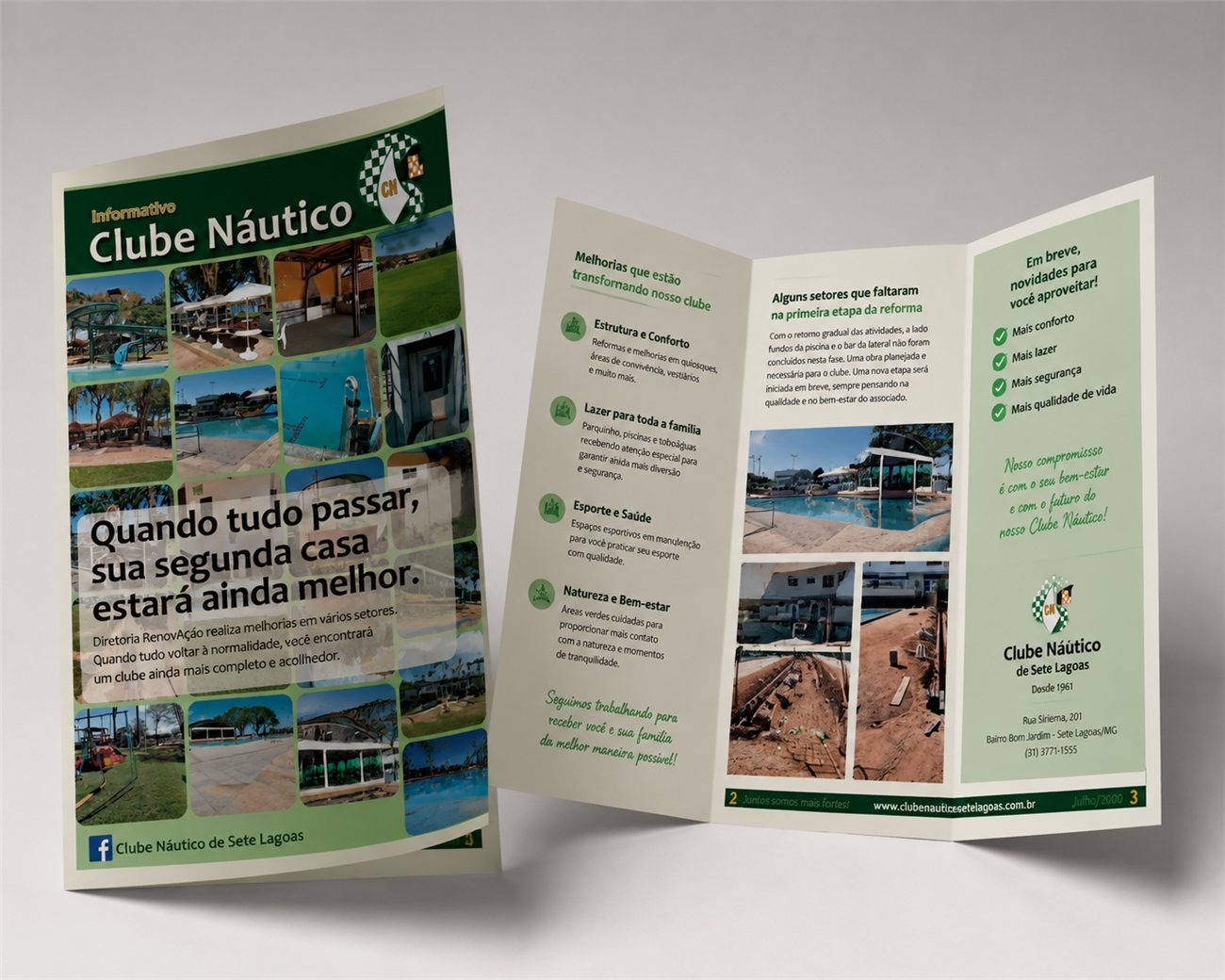 Informativo personalizado — Clube Náutico